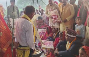 तीन जरूरतमंद जोड़ों का कराया गया विवाह