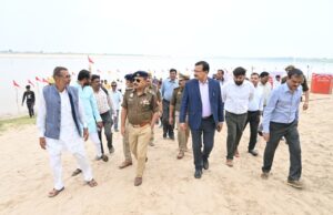 कार्तिक पूर्णिमा पर पंचनद महोत्सव की तैयारियों को लेकर लिया जायजा