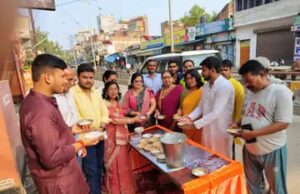 कार्तिक पूर्णिमा पर रामचरित मानस पाठ के साथ हुआ विशाल भंडारा