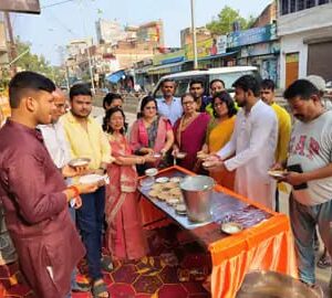कार्तिक पूर्णिमा पर रामचरित मानस पाठ के साथ हुआ विशाल भंडारा