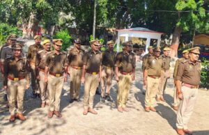 राष्ट्रगीत ‘वंदे मातरम्’ के 150 वर्ष पूर्ण होने पर पुलिस विभाग ने किया सामूहिक गायन