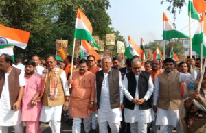 सरदार पटेल की जयंती पर आयोजित यूनिटी मार्च में शामिल हुए भाजपा प्रदेश अध्यक्ष भूपेंद्र सिंह चौधरी