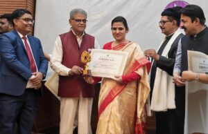 नैदानिक मनोवैज्ञानिक डॉ. इशान्या राज ‘नारी शक्ति सम्मान 2025’ से हुई सम्मानित