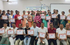 राज्य स्तरीय योग प्रतियोगिता के लिए सविता व राजू केसरवानी का हुआ चयन