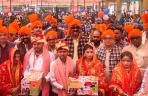 खीरी में 206 जोड़ों ने थामा एक-दूजे का हाथ, खाईं साथ जीने मरने की कसमें