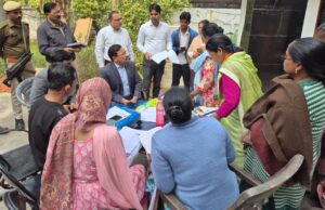 विशेष प्रगाढ़ पुनरीक्षण अभियान (SIR-2026) का जिलाधिकारी ने किया स्थलीय निरीक्षण