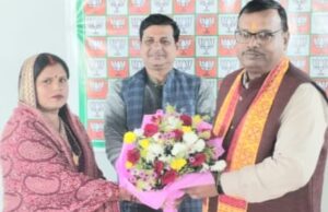 धर्मराज मौर्य के नेतृत्व में तीनों सीटें जीतेगी भाजपा: संध्या शर्मा