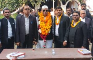 राकेश शरण ने बार कौंसिल में किया नामांकन