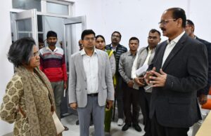 एएनएम सेंटर और मेडिकल कॉलेज का केन्द्रीय प्रभारी अधिकारी ने किया निरीक्षण