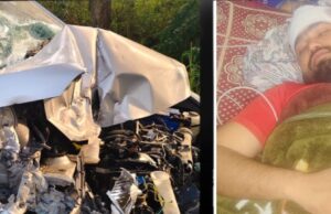 राजा हॉस्पिटल के डॉक्टर राजा बाबू का एक्सीडेंट घायल लखीमपुर रेफर