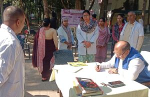मुख्यमंत्री जन आरोग्य मेले में बेहतर स्वास्थ्य सेवाएं सुनिश्चित करने को सीएमओ ने किए निरीक्षण