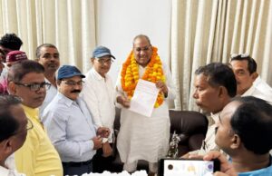 प्रतापगढ़ में कैबिनेट मंत्री डा.संजय निषाद का हुआ गर्मजोशी से स्वागम