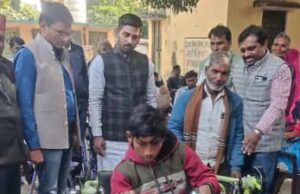 दिव्यांग बच्चों को मिले सहायक उपकरण, समग्र शिक्षा और एलिम्को ने लगाया कैंप