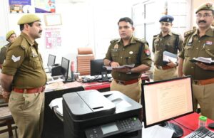 वाचक कार्यालय का पुलिस अधीक्षक ने किया वार्षिक निरीक्षण
