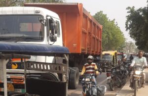 लालगंज में जाम की समस्या से हलाकान हो रहे राहगीर