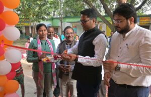 बमनपुर भगौतीपुर में लाइब्रेरी व बैडमिंटन कोर्ट का शुभारंभ