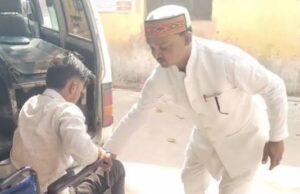 भाजपा जिलाध्यक्ष की फॉर्च्यूनर से टक्कर, पल्सर सवार तीन युवक घायल