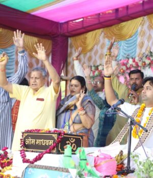 वृंदावन की महिमा, कंस वध और रुक्मिणी मंगल के प्रसंगों ने किया भावविभोर