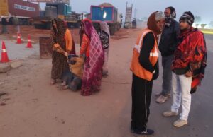 नेशनल हाइवे पर दर्दनाक सड़क हादसा अज्ञात वाहन की टक्कर से वृद्ध चौकीदार की मौत