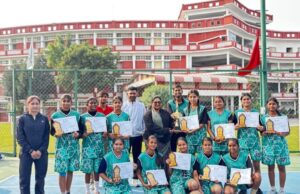 इंटर स्कूल बास्केटबॉल टूर्नामेंट आयोजित