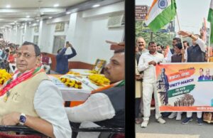 सरदार पटेल की प्रतिमा पर माल्यार्पण कर रन फॉर यूनिटी का हुआ शुभारम्भ