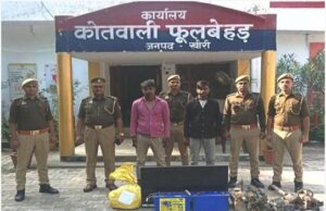 24 घंटे में चोरी का फूलबेहड़ पुलिस ने किया खुलासा:दो चोर चोरी के समान सहित गिरफ्तार