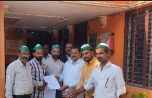 धरना व चक्का जाम के लिए भारतीय किसान यूनियन(भानू) ने ईओ को दिया चेतावनी