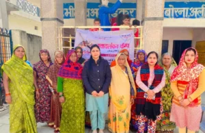 सीजीएसटी विभाग द्वारा आंगनवाड़ी केंद्र का कायाकल्प