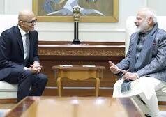 Microsoft करेगा 1.57 लाख करोड़ का बड़ा निवेश, भारत में बनेगा AI हब, PM मोदी से मिले नडेला का ऐलान