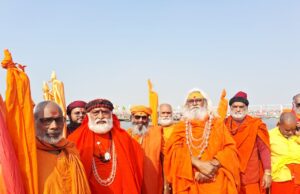 संगम की रेती पर बसने लगी तंबुओं की नगरी दण्डी बाडा, आचार्य बाडा, खाक चैक के संतों में हुआ जमीन आवंटन