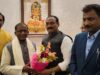 असम के राज्यपाल का भाजपाइयों ने किया स्वागत अभिनंदन
