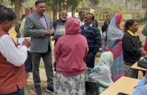 जिलाधिकारी ने बूथो का निरीक्षण कर एसआईआर प्रगति की ली जानकारी