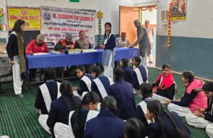 सरस्वती विद्या मंदिर में निःशुल्क होमियोपैथिक स्वास्थ्य परीक्षण शिविर