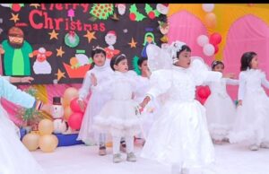 ट्रैफिक इंचार्ज सूबेदार सिंह के सानिध्य में जीजी कान्वेंट स्कूल में धूमधाम से मना क्रिसमस पर्व