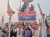 भाजपा ने पूर्व प्रधानमंत्री अटल बिहारी वाजपेई कि पूर्व संध्या पर निकाली रैली