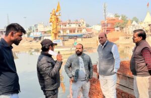 पालिकाध्यक्ष ने किया शिव कॉरिडोर का निरीक्षण