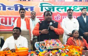 भाजपा कार्यालय में नवनियुक्त जिलाध्यक्ष अन्नू श्रीवास्तव का हुआ भव्य स्वागत