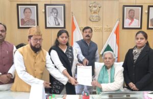 अपना दल कमेरावादी का प्रतिनिधिमंडल राज्यपाल से मिला