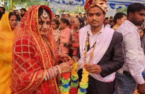 राम लीला मेला मे आदर्श सामूहिक विवाह का हुआ आयोजन