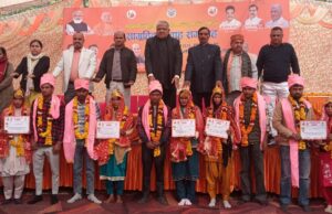 मुख्यमंत्री सामूहिक विवाह योजनांतर्गत रीति रिवाज के साथ संपन्न हुआ 22 जोड़ो का विवाह