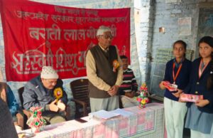 विद्या भारती विद्यालय बराती लाल गोमती देवी सरस्वती विद्या मंदिर मितौली में धूमधाम से मनाया गया राष्ट्रीय गणित दिवस