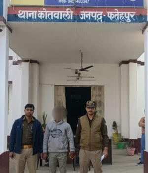 कोतवाली पुलिस ने अपहरण के मामले में वांछित युवक को दबोचा, नाबालिग बरामद