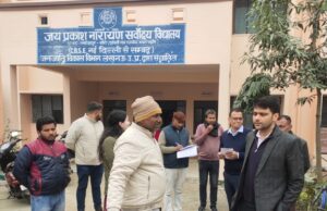 छाउछ में आकार ले रहा 300 क्षमता का ऑडिटोरियम, सीडीओ ने परखी गुणवत्ता