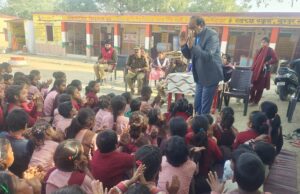स्कूली बच्चों को दिलाई शपथ, सड़क सुरक्षा जीवन रक्षा अभियान के तहत ट्रैफिक पाठशाला आयोजित