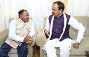 उपमुख्यमंत्री केशव प्रसाद मौर्य से मिले हीरालाल, दिव्यांग कल्याण योजनाओं पर हुई वार्ता