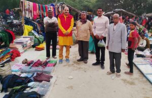 लोकपाल समाज शेखर ने बिहार ब्लाक के सराय महासिंह के प्राचीन हाट बाजार का किया भ्रमण