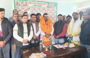 रोजगार सेवक संघ जिलाध्यक्ष जितेन्द्र शर्मा अपनी टीम के साथ भाजपा जिलाध्यक्ष से मिले, एसआईआर में प्रदेश में नंबर-1 रैंक लाने का लिया संकल्प