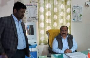 जिला कारागार में स्वास्थ्य सुविधाओं का सीएमओ ने किया निरीक्षण