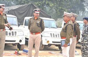 में वी. विक्रमण उप महानिरीक्षक का दो दिवसीय दौरा