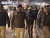 आगामी नववर्ष के तहत पुलिस क्षेत्राधिकारी गोला ने की पैदल गस्त